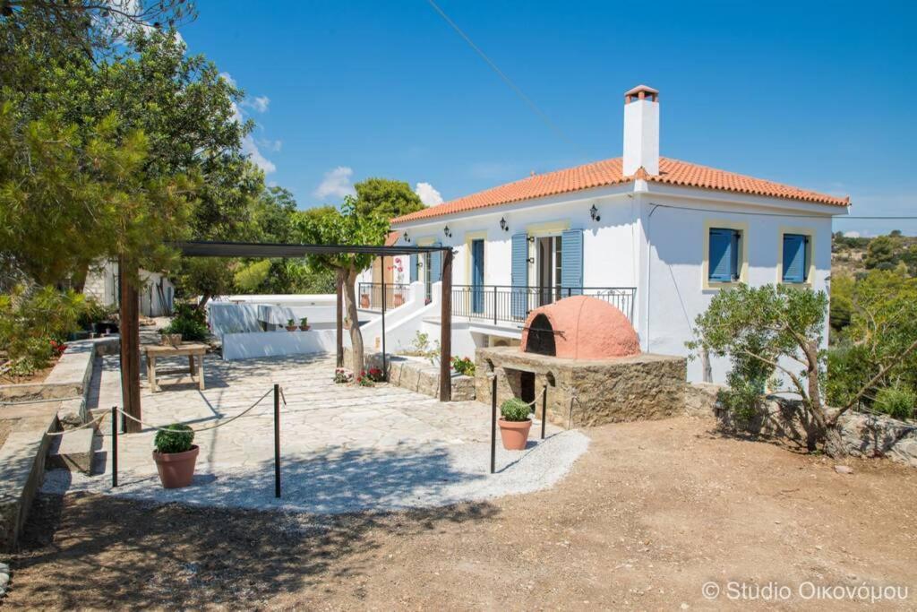 Gerani Maison Agios Aimilianos Beautiful View Porto Heli Bagian luar foto
